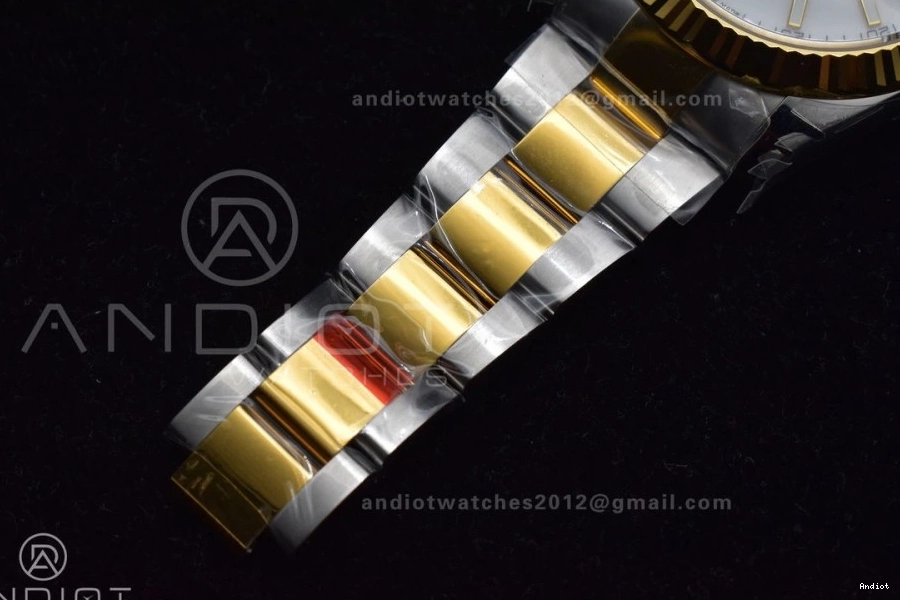 DateJust 1:1 VS YG White Dial 126333 Edition Best Oyster 904L SS Lightweight 599 41 on VSF Bracelet 0729